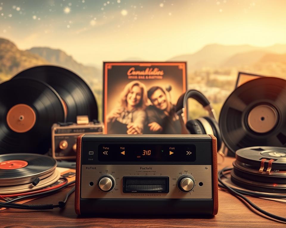 aplicativo de músicas retrô