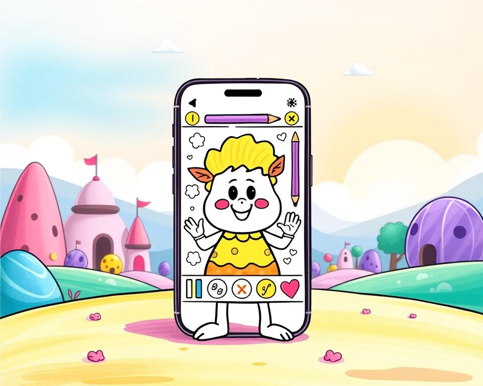 Aplicativo para colorir Bobbie Goods