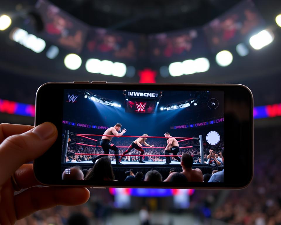 Assistir WWE online pelo celular
