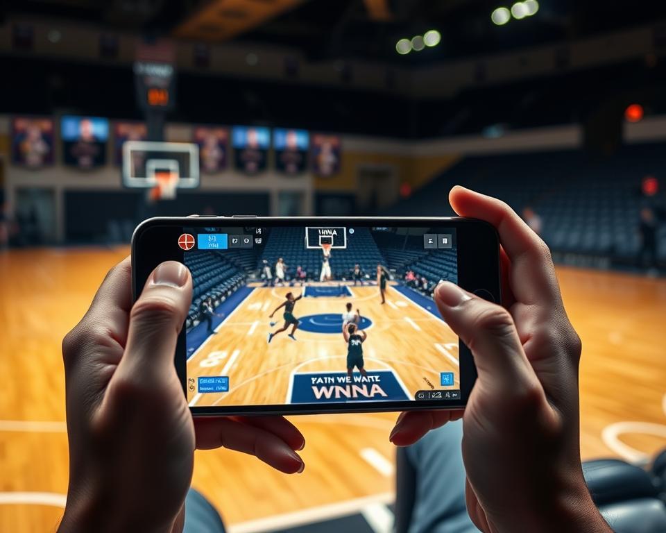Assista aos jogos da WNBA gratuitamente no seu celular