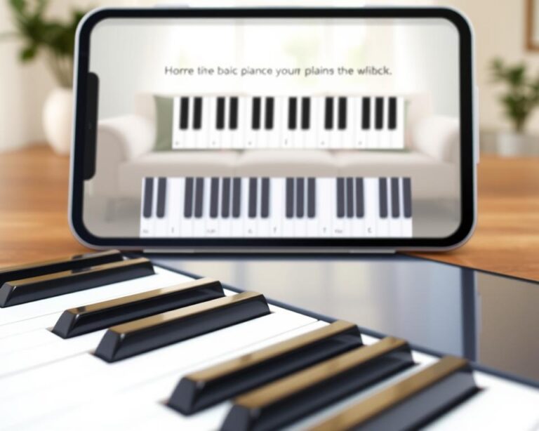 Aplicativo para aprender a tocar teclado