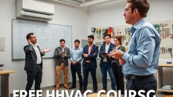 Free HVAC course with certificate.