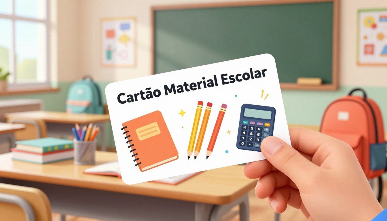 Cartão Material Escolar: Como ganhar esse benefício ?