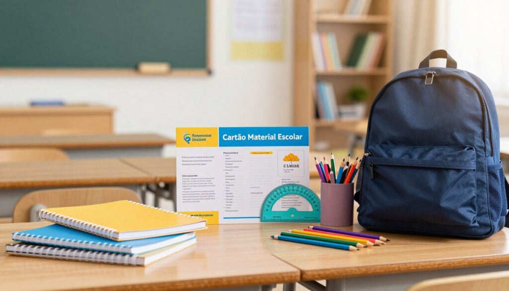 cartão material escolar definição