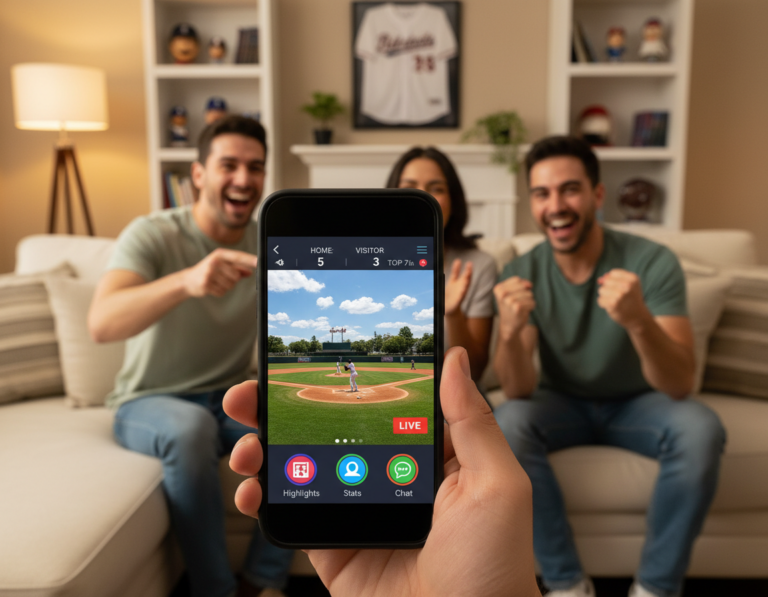 Aplicativo gratuito para assistir a jogos de beisebol ao vivo