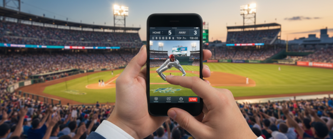 Aplicativo gratuito para assistir a jogos de beisebol ao vivo