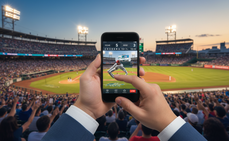 Aplicativo gratuito para assistir a jogos de beisebol ao vivo