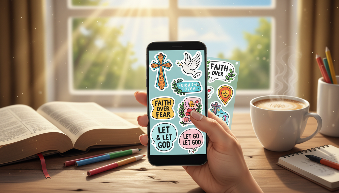 Aplicativo de Figurinha Cristã: Expressando Sua Fé