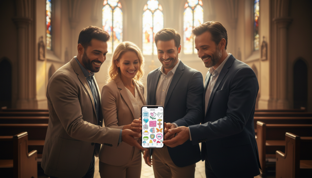 Aplicativo de Figurinha Cristã