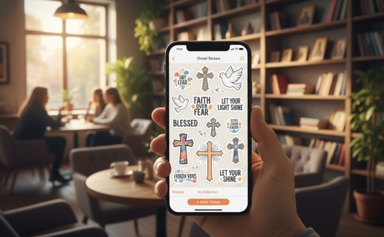 Aplicativo de Figurinha Cristã: Conectando Fé e Expressão