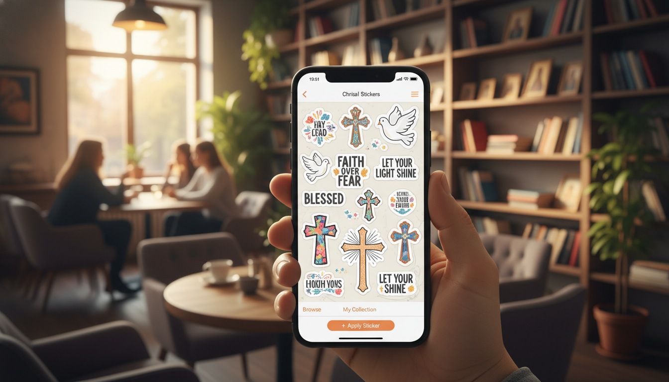 Aplicativo de Figurinha Cristã: Conectando Fé e Expressão