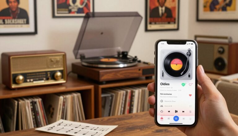 App para ouvir música antiga