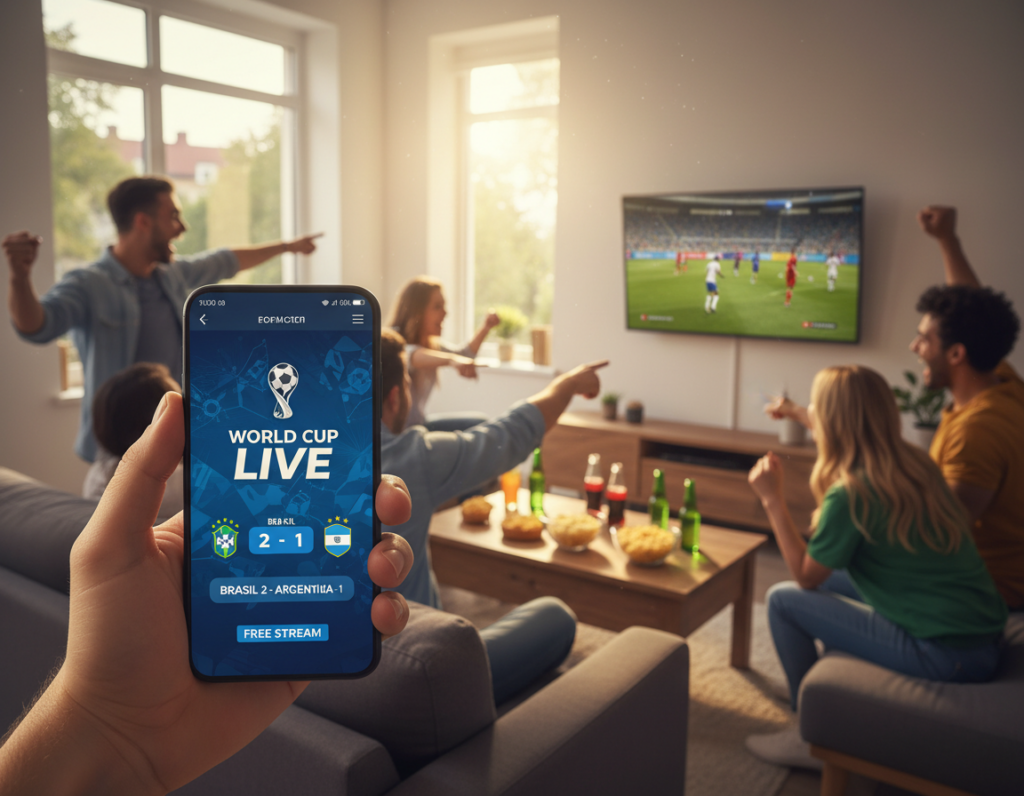 app grátis para ver copa