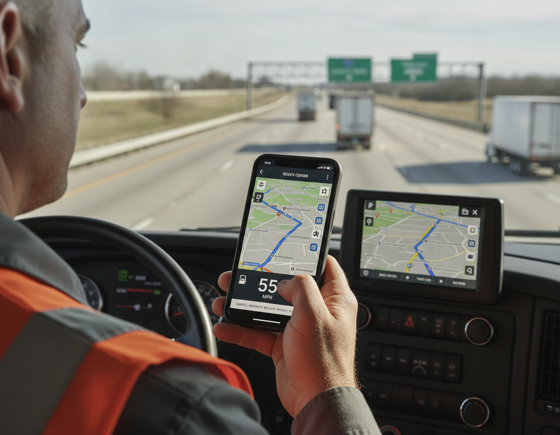 Aplicativo GPS para caminhões: navegação fácil e segura